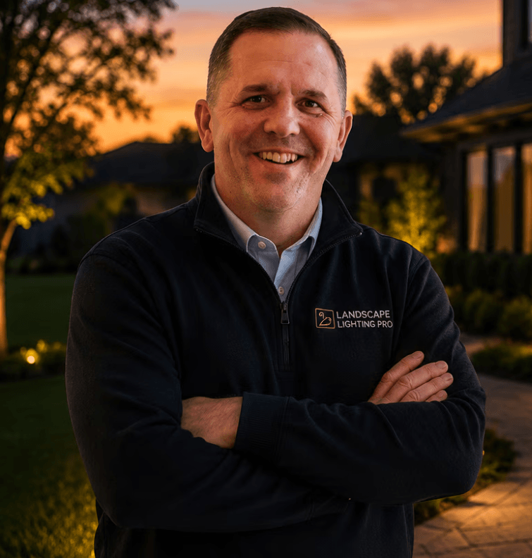 Daniel Whitehead, founder of Landscape Lighting Pro